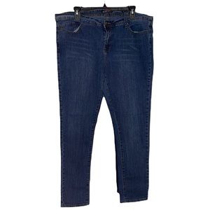Just Fab Plus Skinny Jeans - Blue - Size 14
